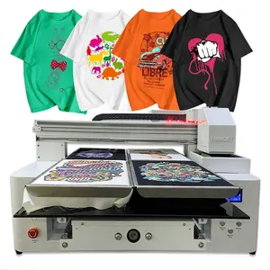 Cheapest Direct to Garment Computer Cotton Fabric Digital DTG Printer T-shirt Printing Machine with Automatic Maintenance
