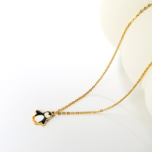 Cartoon <b>Penguin</b> Pendant Necklace Zinc Alloy Chain For Women Gift <b>Jewelry</b> Accessory - Product Image 2