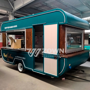 Durable Mobile Concession <b>Trailer</b> Custom Food Truck With Cooking Equipment For Pizza Hamburger Fries Catering Business Use - Product Image 3