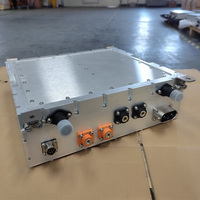 Convertisseur CC-CC haute puissance embarqué pour véhicule électrique 12 kW, refroidissement liquide, convertisseur CC-CC réglable de 800 V CC à 48 V CC