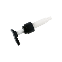 Distributeur à pompe avec filetage 28/410 24/410, ressort externe de verrouillage, débit de 2,3 cc pour conteneur de désinfectant