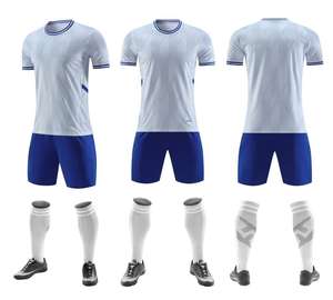 All'ingrosso <span class=keywords><strong>Kit</strong></span> uniforme da calcio da uomo 100% poliestere bianco maglia da calcio personalizzata per adulti - Product Image 6