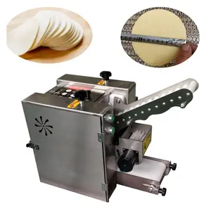 Mesin Pembuat Tortilla Meksiko Mesin Tortilla Tepung Industri Otomatis Penuh Pembuat Roti Tekan Mesin Pembuat Tortilla