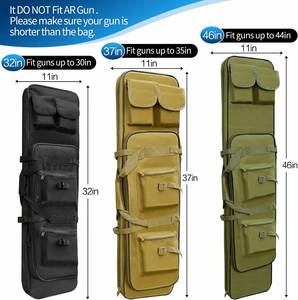 Factory Tactical Long <b>Backpack</b> <b>Black</b>/Khaki/Green Portable Case for Firearm Storage Transportation for Outdoor - Product Image 2