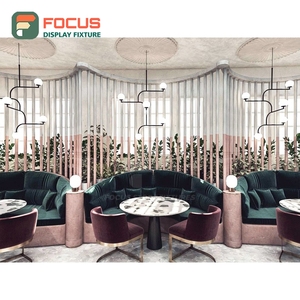 High Capacity Cafe Service Counter Tempered Glass Panel Customer Pickup Zone Commercial Cafe Counter - Product Image 2