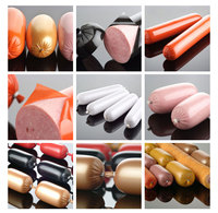 Les boyaux de saucisse et de jambon en plastique de nylon de polyamide de PA/PE les plus populaires.