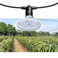 Lampes LED de culture pour plantes, spectre complet, pour ferme intérieure, hydroponie, base E26/E27, longueur réglable, étanches pour extérieur