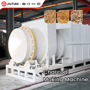 Machine de fabrication de charbon de bois à partir de sciure de bois, équipement de carbonisation continue pour la rentabilité des crédits carbone - Vente chaude - Product Image 2