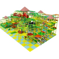 Combinaison personnalisée grand toboggan équipement de terrain de jeu intérieur