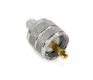 Suministro de fábrica recto macho PL259 tornillo UHF VHF antena RF conector engarzado para BJR300 5D-FB Cable de RF-7 en stock ROHS - Product Image 4