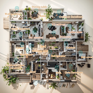 Divani Angolari Moderni a L in Tessuto di Alta Qualità per Soggiorno, Set di Divani Sezionali Angolari di Lusso Arredamento per Soggiorno Sofà Moderni - Product Image 5