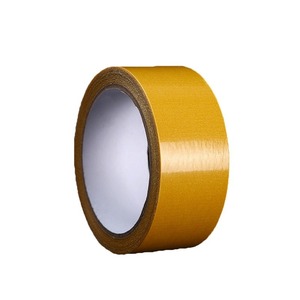 Ruban adhésif double face jaune en tissu, épaisseur 360u, sans résidu, haute résistance, pour tapis, mariages et expositions - Product Image 3