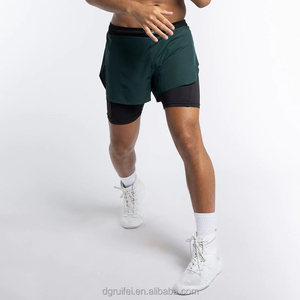 ชุดออกกำลังกายแบบ2 in <span class=keywords><strong>1</strong></span>สำหรับผู้ชายชุดออกกำลังกายแบบกำหนดเองสำหรับฤดูร้อน - Product Image 1