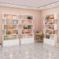 Présentoirs cosmétiques durables de haute qualité GZowin avec éclairage LED, taille personnalisable pour la vente en gros de parfums et de maquillage