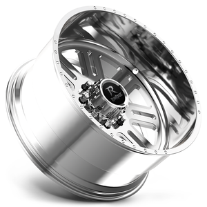 Jantes tout-terrain forgées American Force Wheels 161 <span class=keywords><strong>ALPHA</strong></span> SS <span class=keywords><strong>2</strong></span> pièces à rayons en H, polies pour Ford Dodge Chevy Truck - Product Image 4