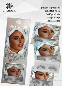 Ciglia a ciuffetti Grenobil 8D rettangolari, 12 pezzi, strumento di bellezza - Product Image 3