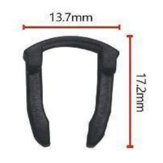 0494-R88 Clip Push Type Retainer Plastic Fasteners for Nissan 13.7mm*17.2mm