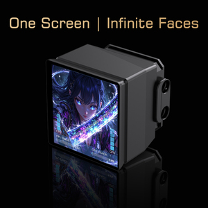 Quạt làm mát nước & hệ thống làm mát CPU AIO bằng chất lỏng LOVINGCOOL kiểu mới bằng gốm cho máy tính chơi game PC, 360mm, với màn hình LCD IPS 4.0 inch - Product Image 4