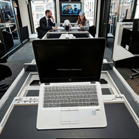 Laptop H-P 820G3 portabel bisnis, komputer kantor harga rendah, I3-6th 8GB RAM 256GB SSD ringan 13 inci