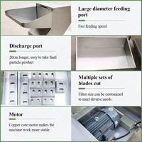 Broyeur de boue d'os de viande disjoncteur broyeur de repas poisson Buffalo électrique écraser Mini pause moudre Machine automatique