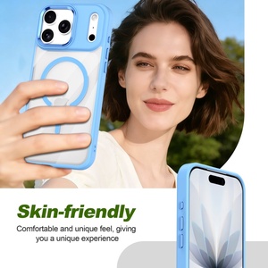 Fundas Magnéticas Transparentes Personalizadas para iPhone 18 17 Pro Max con Botones Táctiles AI, Carga Inalámbrica y Protección Antigolpes - Product Image 2