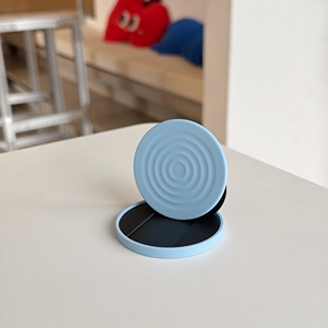 Soporte Magnético Universal para Teléfono, Soporte Plegable de Silicona con Diseño de Ondas de Agua, Base Redonda - Product Image 3