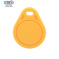 Porte-clés magnétique léger TK4100 125KHZ avec numéro UID laser, badge RFID, ABS réinscriptible,