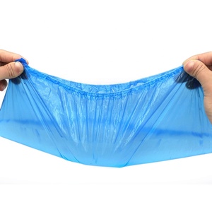 일회용 컬러풀 논스키드 플라스틱 신발 커버 부츠 커버 일회용 CPE PE 신발 커버 - Product Image 1