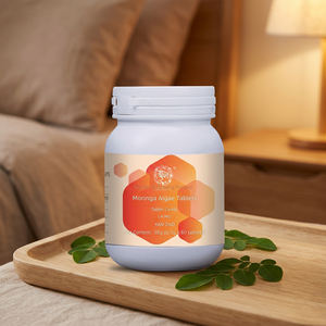 Comprimés de Moringa Naturel et d'Algues Salées pour une Meilleure Densité Osseuse 0,5g <span class=keywords><strong>60</strong></span> Comprimés pour Personnes d'Âge Moyen et Âgées - Product Image 4