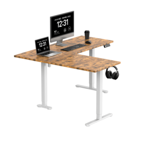โต๊ะทำงานโลหะแบบสแตนด์อโลนตั้งโต๊ะปรับความสูงได้3ระดับโมเดิร์นปรับได้ตามต้องการ - Product Image 3