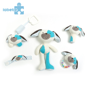 set regalo per neonato appeso giocattolo neonato di nuovo stile cucciolo morbido animale ragazza - Product Image 6