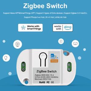 Glomarket eWeLink Zigbee <span class=keywords><strong>Mini</strong></span> interruptor inteligente 10A Control remoto inalámbrico Temporizador de voz <span class=keywords><strong>Google</strong></span> <span class=keywords><strong>Home</strong></span> <span class=keywords><strong>Alexa</strong></span> - Product Image 2