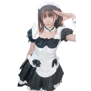 Disfraz de Cosplay de Sirvienta de Chocolate en Blanco y Negro, Vestido de Princesa Lolita para Mujer, Ropa de Escenario Primavera 2025 - Product Image 3