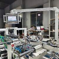 Machine automatique de pliage et de collage de boîtes, machine à coller les boîtes en carton, machine à plier les boîtes en carton