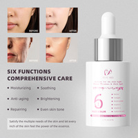 Sérum Visage Anti-Âge Éclaircissant Bio 6-en-1 à la Niacinamide et Vitamine C pour Peau Éclatante (Marque Privée)