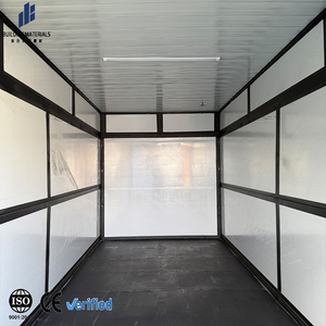 Xách Tay thời tiết có thể gập lại nhà để xe nơi trú ẩn cho xe/SUV cho bãi đậu xe ngoài trời & Lưu trữ nhà làm bằng thép & bánh sandwich bảng điều khiển nhà - Product Image 3