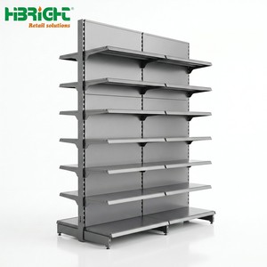 Solución de Estanterías para Comercios Highbright, Estante de Exhibición de Acero y Madera, Estantes para Tiendas de Abarrotes y Supermercados - Product Image 3