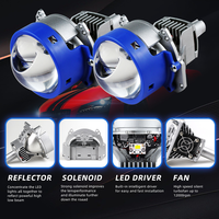 HYNBYZJ-Lentille de projecteur laser bi-led non destructive 3 pouces Faro LED Luz Proyector Turboes, phare à double laser billed pour voiture