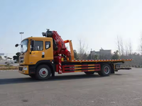 Camions légers à plat de plate-forme du camion de remorquage de naufrageur de 210HP 4*2 8m