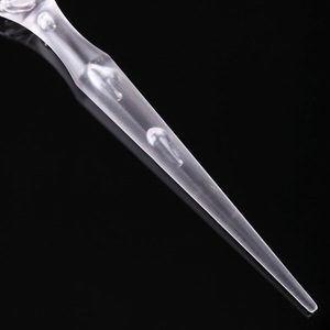 Brosse à teindre les cheveux LH-100, transparente, en nylon givré, forme de pagaie, outil de coloration des cheveux pour salon - Product Image 3