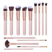 DailyQueen 10 pièces ensemble de pinceaux de maquillage Champagne or poignées marque privée Pincel De Maquiagem pour correcteur échantillon gratuit maquillage