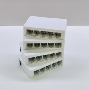 สวิตช์อีเธอร์เน็ตแบบไม่ต้องจัดการ 5 พอร์ต 1000Mbps แบบเสียบแล้วใช้งานได้ทันที ฮับเครือข่าย ตัวแยกสัญญาณอีเธอร์เน็ต สวิตช์เครือข่ายแบบตั้งโต๊ะ - Product Image 6