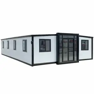 Prefabricated House 20ft 30ft 40ft Expandable Container House Ready To Live House With Bedroom Bathroom Kitchen