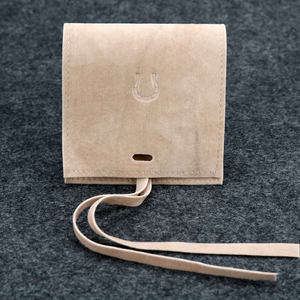 Printed <b>Envelope</b> Flap Velvet Jewelry Pouch <b>Gift</b> Suede Bag - Product Image 2