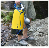 Vente en gros, bain en plein air sauvage d'été, Non solaire, sac à eau de 12l, sac Portable de douche en plein air
