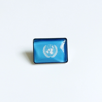 Épinglette en émail personnalisée avec le drapeau de l'Ukraine, broche en métal pour souvenir de voyage européen, événement sportif, club scolaire et cadeau de conférence