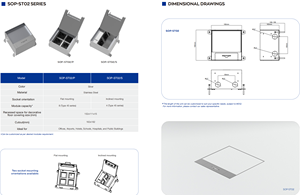 SINOAMIGO - Caja de Conexión Empotrada en el Suelo, Plateada, Personalizada, para Suelos de Mármol o Azulejos - Product Image 5