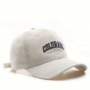 Casquette de baseball en coton doux avec logo brodé, style Colorado, pour homme, personnalisable, vente en gros - Product Image 1
