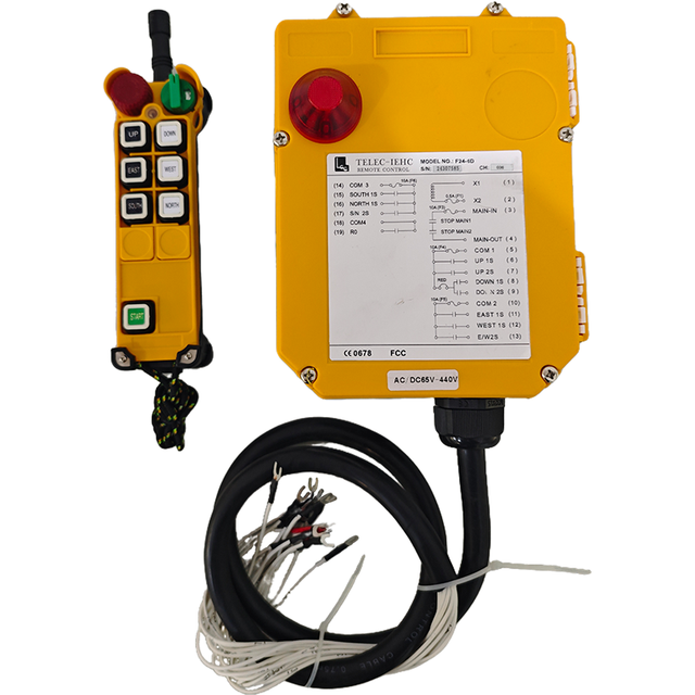 IEHC Best-Selling F24-6D Industrial Dual-Speed Remote Control 6-Button Transmitter and Receiver for Remote Operations