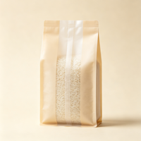 Sachet Doypack Stratifié PET/PE avec Fermeture Éclair, Qualité Alimentaire, Refermable, pour Emballage de Snacks, Noix et Fruits Secs en Vente au Détail
